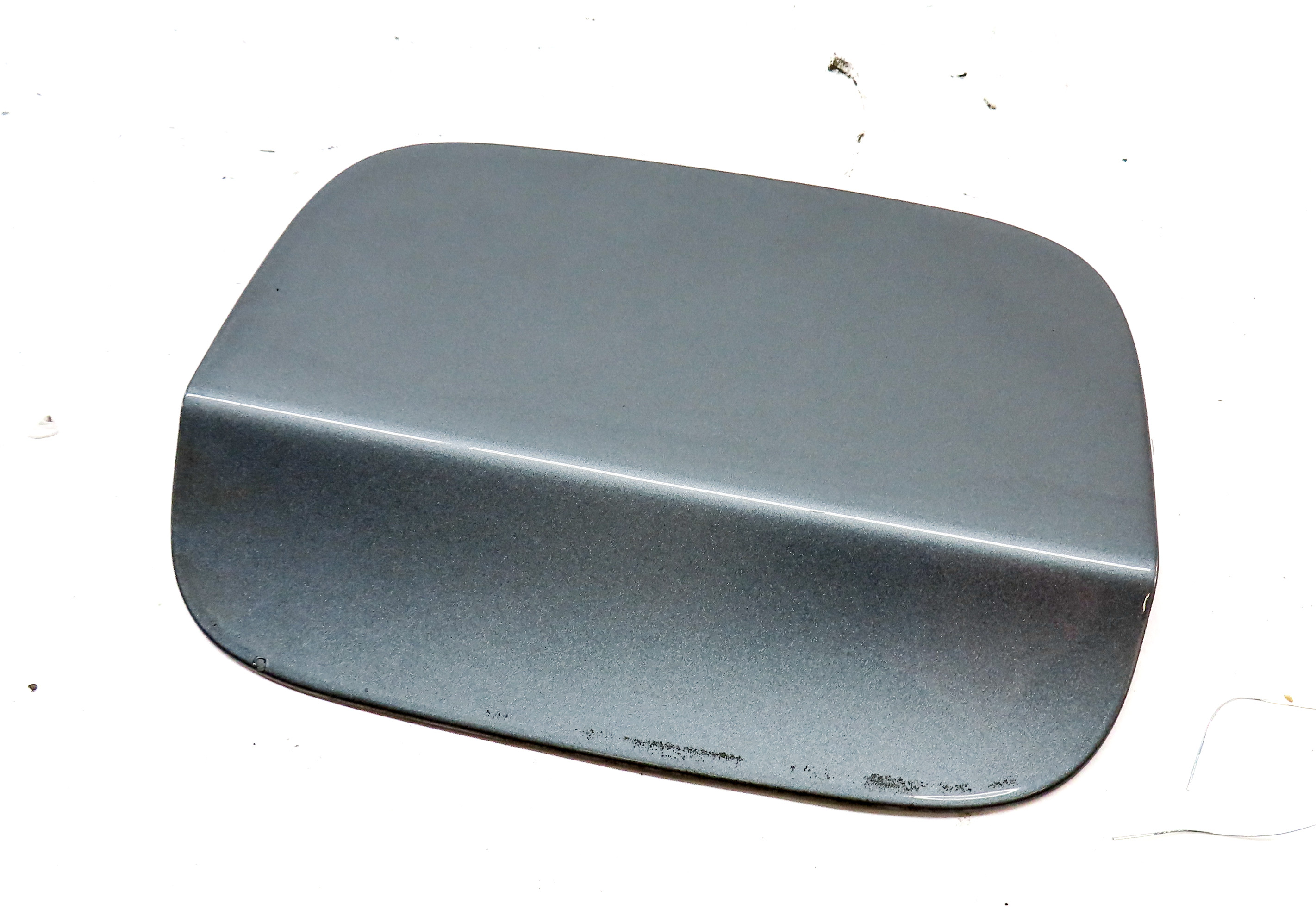 2007-2013 BMW X5 (E70) FUEL TANK FILLER FLAP DOOR TRIM HOUSING COVER (GRAY A52) — exact item pictured